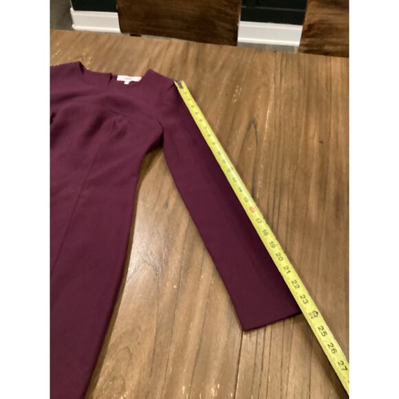 Revolve Likely Keller Long Sleeve Mini Dress bodycon cut out in Purple Plum sz 4 - Picture 3 of 15